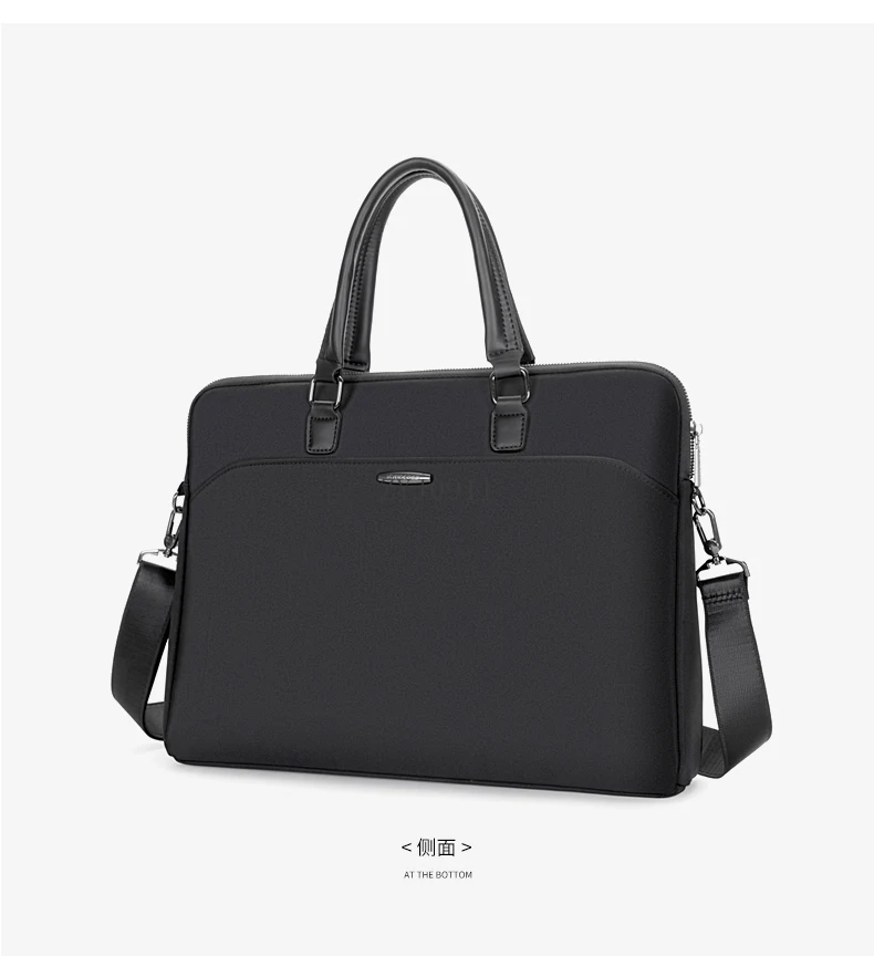 *Handbag Men's Briefcase Commuter Briefcase Computer Conference Bag Business Information Canvas Business Bag