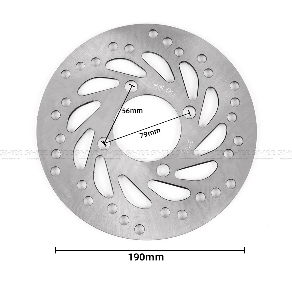 Motorcycle Front Brake Disc Rotor For Honda Beat FI 110 190MM modification Floating disc brake