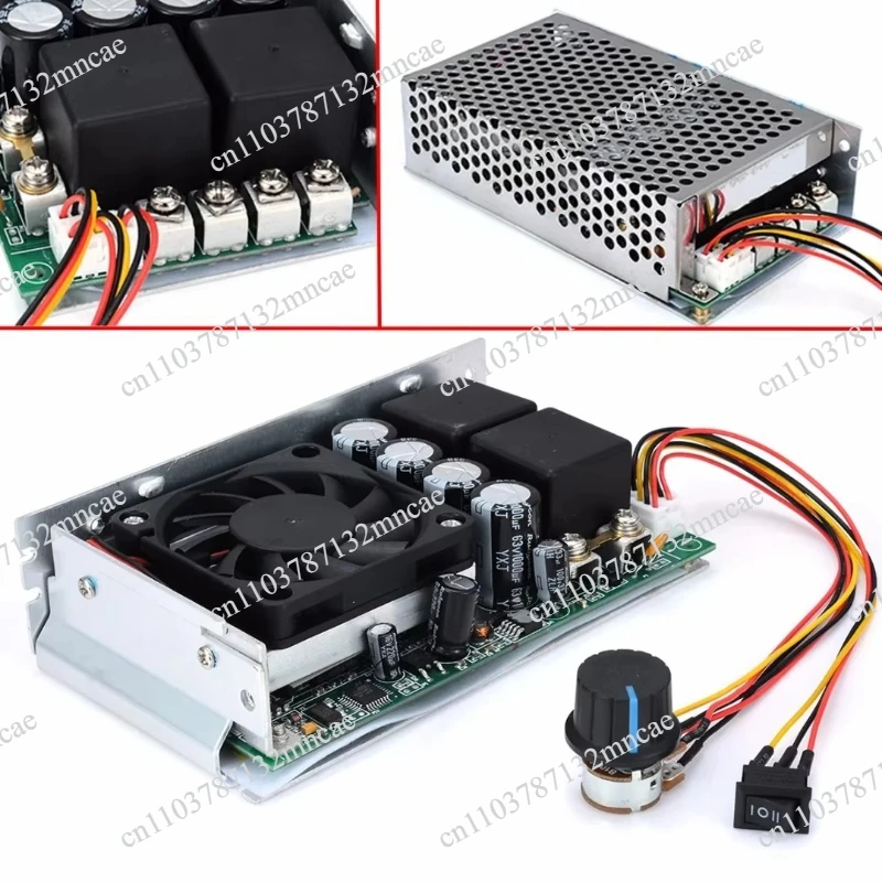 DC 10-50V 100A 3000W PWM Motor Speed Controller Programmable Reversible Motor Regulator for DC Motor Control