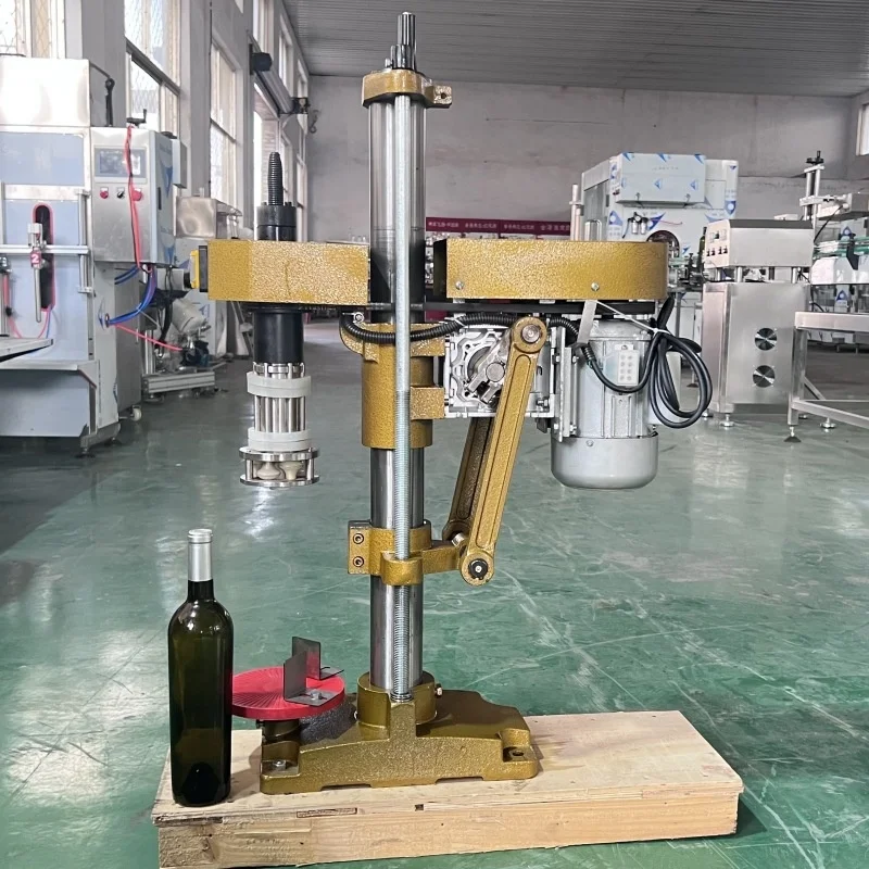

New Design Semi-automatic Wine Capping Equipment Glass Bottle Capping Sealing Machine