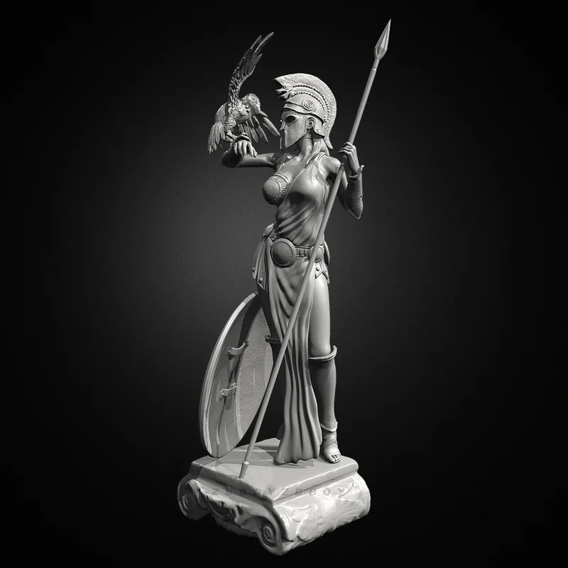 

38mm 50mm 75mm Resin Model Figure Greek Female General Gk Micro Miniature 3d Printed White Model Toy Unassembled And Unpainted