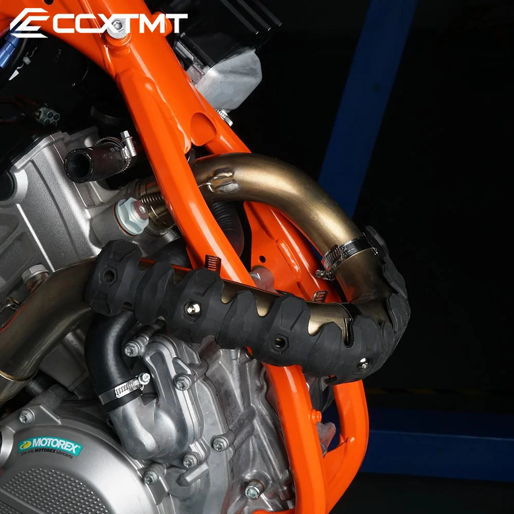 Exhaust Muffler Pipe Heat Shield Guard Protector For KTM SXF EXCF SMR 250 350 450 500 Husqvarna FC FE 250 350 450 501 4 Stock