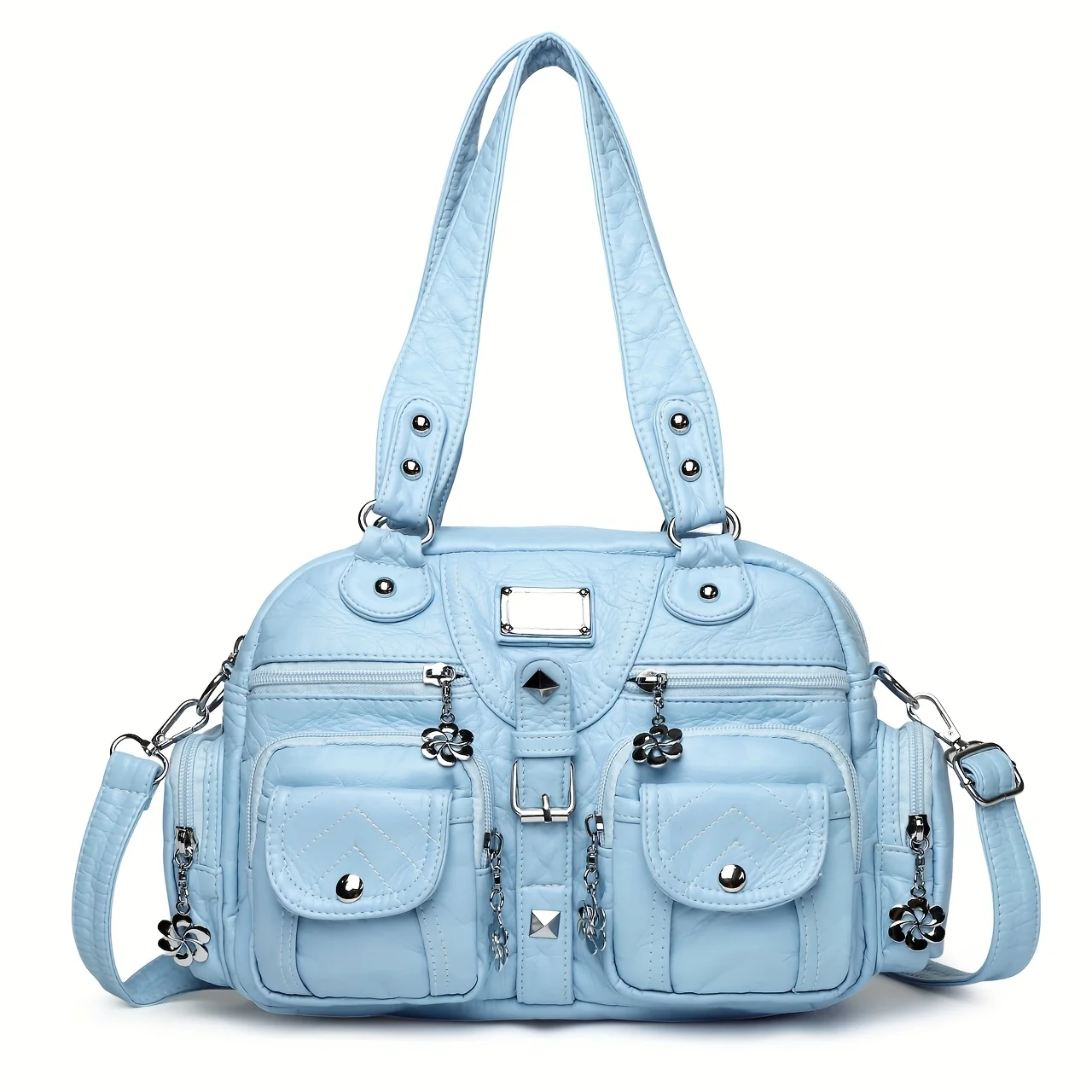 

Retro Luxury Leather Women'S Tote Bag Large Capacity Single Shoulder Crossbody Bag Elegant Women Handbag Female Messenger Bags