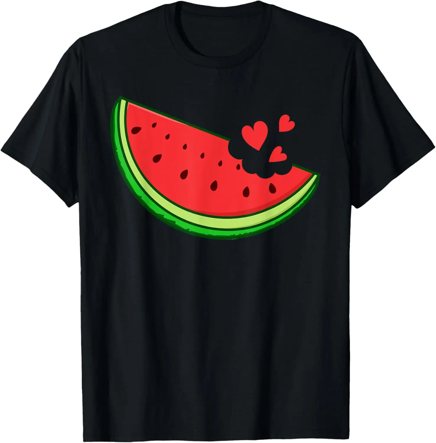 Watermelon Slice Tropical Summer Fruit Melon Beach Matching T-Shirt