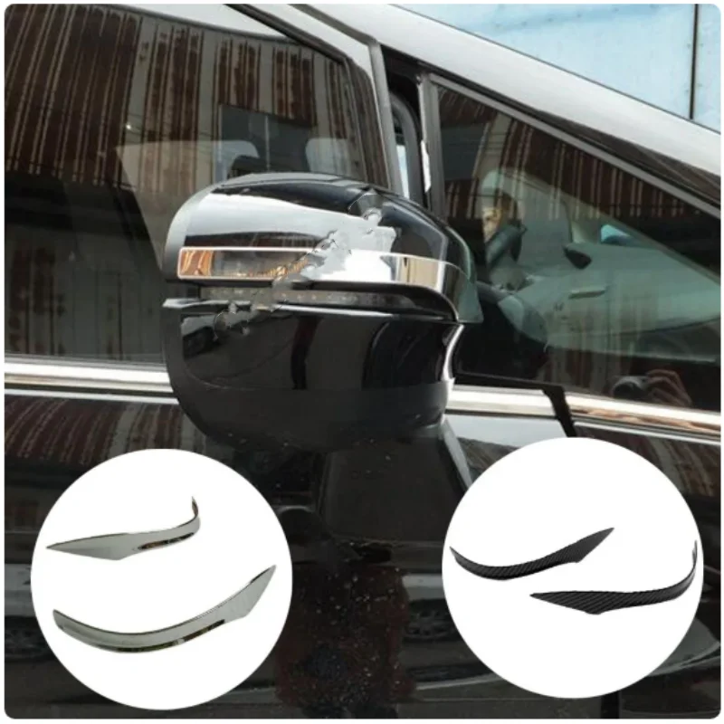 

For Honda Odyssey 2022 2023 2024 ABS Chrome Side Rearview Mirror Strips Trim Car Accessories Eyebrow Decoration Stickers 2Pcs