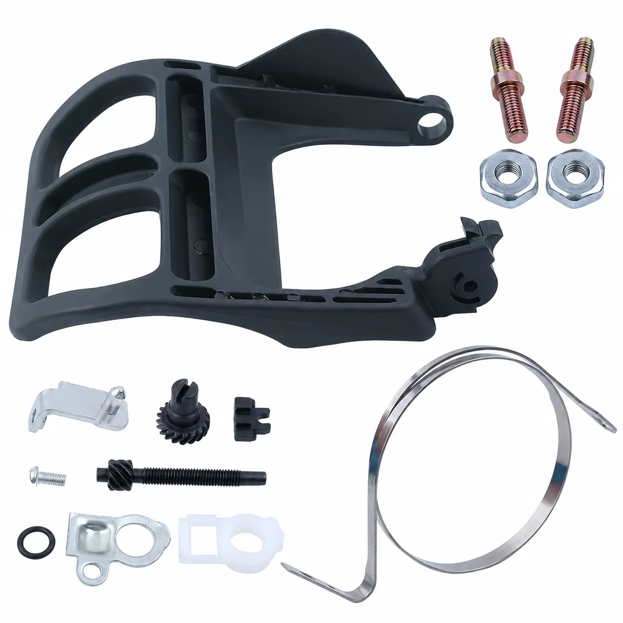 Chain Brake Handle Guard Band Kit with Adjuster Screw For Stihl 044 046 MS440 Chainsaw, Replaces 1128 790 9150 Parts Repair Kit