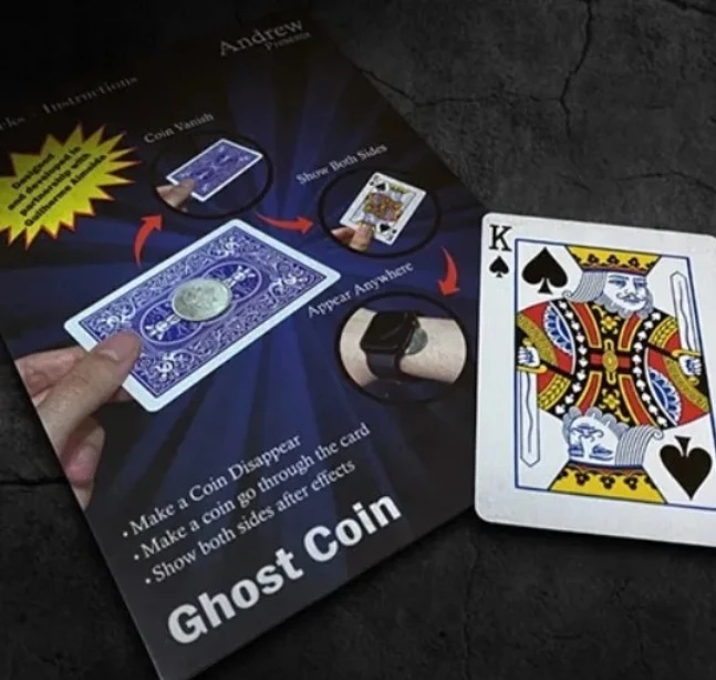 

GHOST COIN 2.0 by Andrew - Magic tricks (Instant Download)