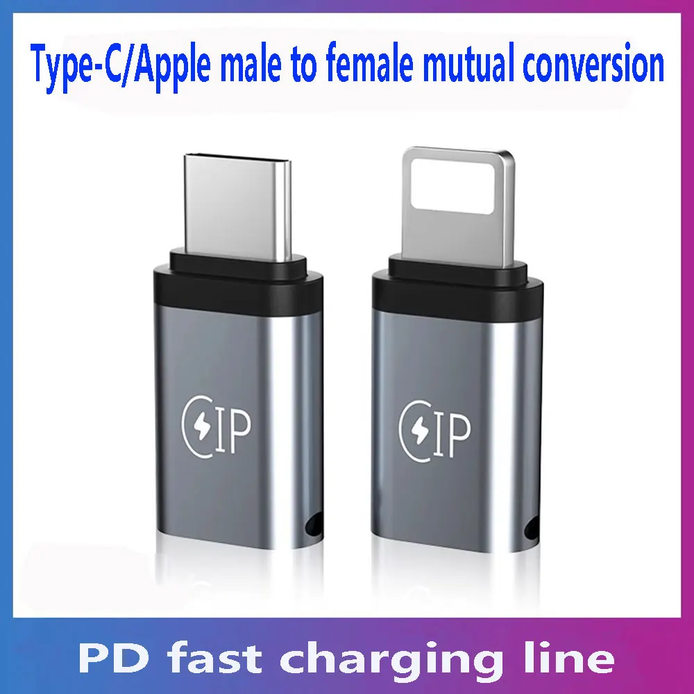 

1Pcs For Apple Lighting To Type-c Charging Cable Converter Type c To Apple Adapter Lighting Female Head