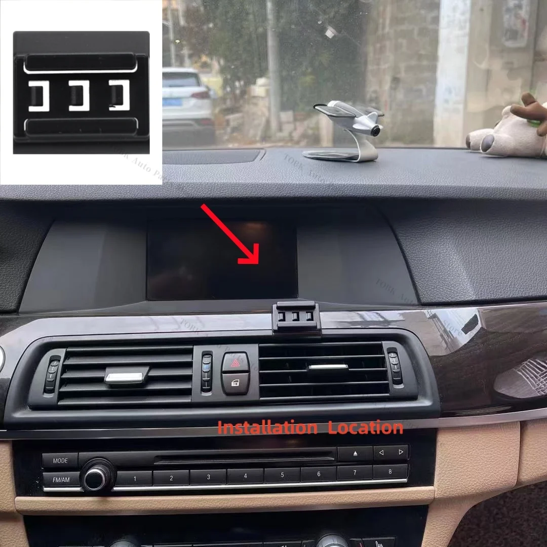 Car Phone Holder Strong Special Fixed Bracket Base For BMW 5 Series F10 528i 2011-2017 15W Wireless Charging Cars Accessories
