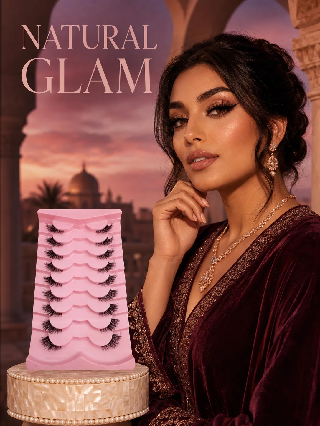 Mujie 9 Pairs of Half-Strip False Eyelashes, Eye-Lift Style Lashes, Soft and Delicate Realistic Fibers, Invisible Transparent Thin Stems, Half-Cut Design – Enhances the Outer Corners of the Eyes, Lightweight and Traceless, Comfortable for Long-Term Wear, Suitable for Daily Charm and Special Occasions