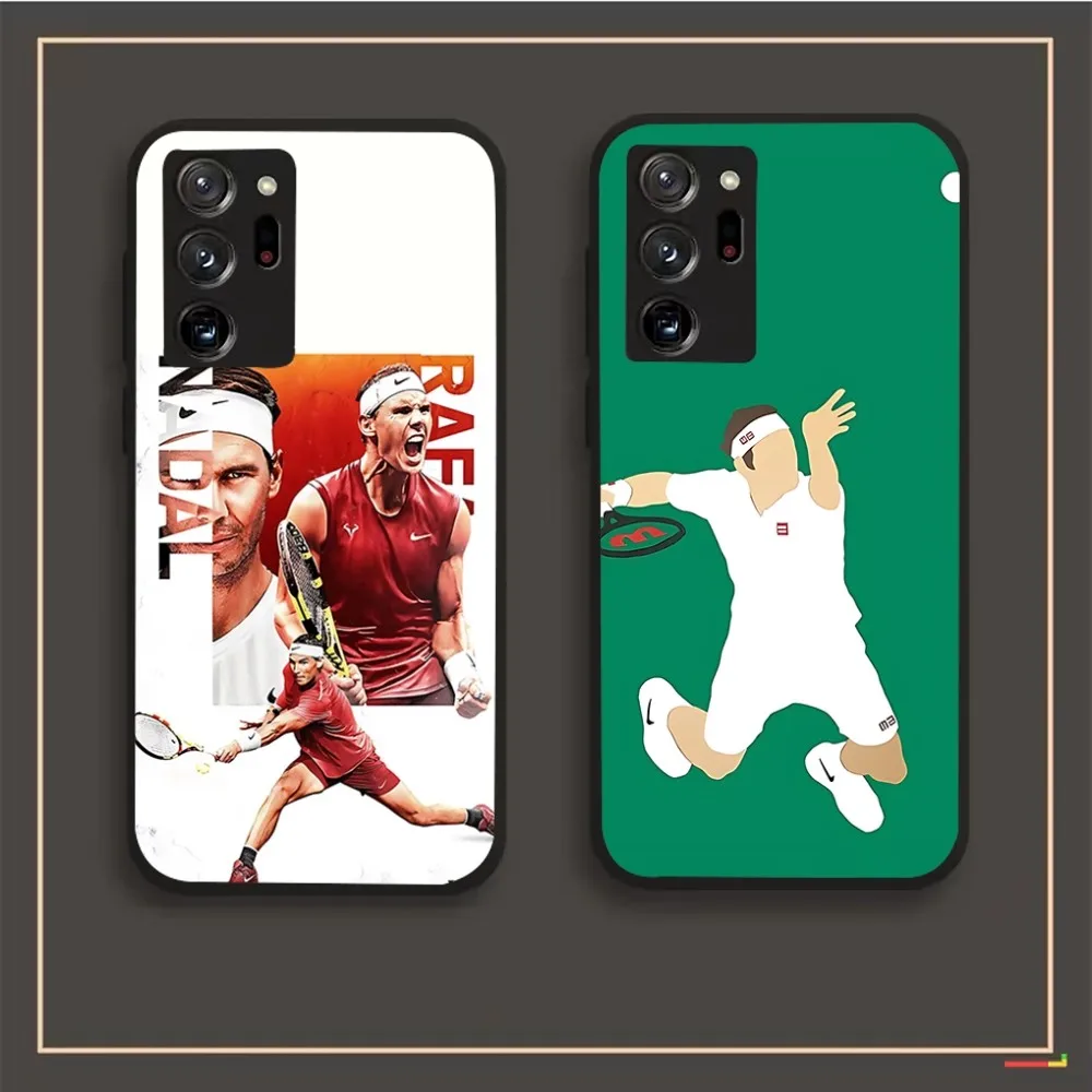 Tennis Superstar Rafael Nadal Phone Case For Samsung Galaxy A52 A12 A51 S21 Edge S22ULTRA S23 S20LITE Plus Ultra Black Cover