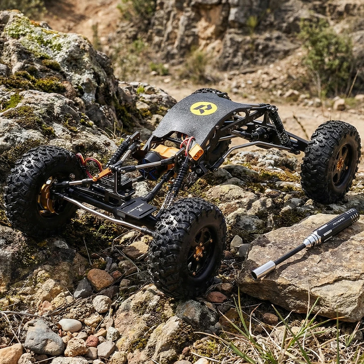 

Комплект радиоуправляемого краулера RhinoRC YUE V2 RTR с сервоприводом T70 в масштабе 1/10, регулятором скорости RhinoESC 40A и мотором S12 Outrunner для бездорожья и MOA-краулинга