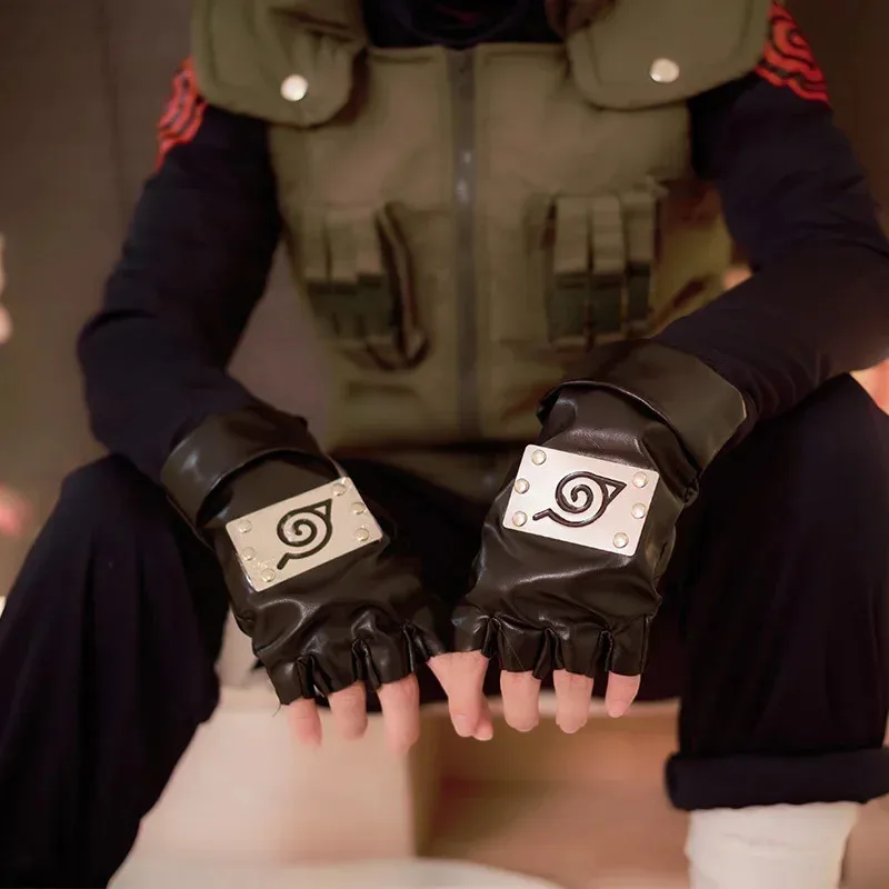 

Новый 2025 аниме Хатаке Какаши косплей костюм Хэллоуин одежда жилет рубашка брюки маска перчатка повязка на голову 7 шт. комплект на заказ eqs9X