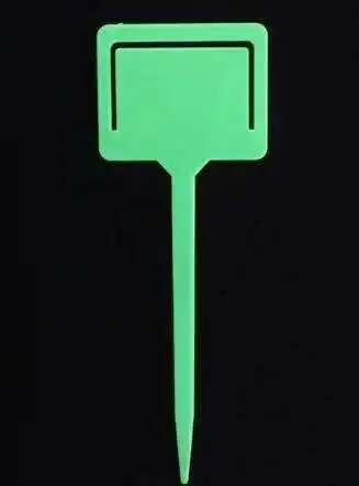 Panneau d'affichage de prix de plante végétale, étiquette de plante noire, étiquette en plastique at