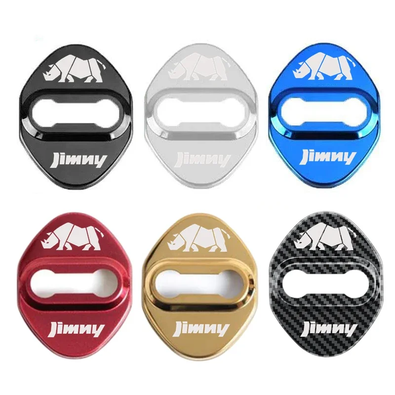 Car Door Lock Anti-rust Cover Badge Decoration for Suzuki Jimny JB64 JB64W JB74 JB74W 2018-2022 Protection Stickers Accessories