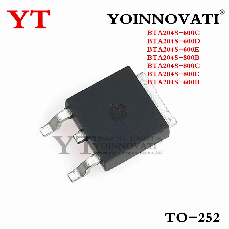 5PCS BTA204S BTA204S-600B BTA204S-600C BTA204S-600D BTA204S-600E BTA204S-800B BTA204S-800C BTA204S-800E