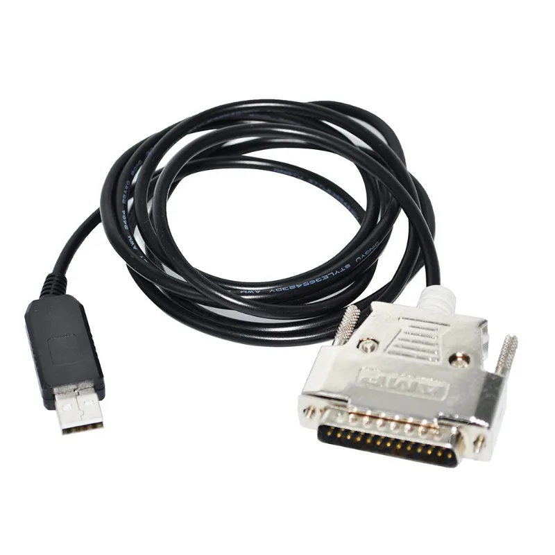 For Industrial Grade Chip USB To DB25 Male 25-pin Numerical Control Machine Tool Serial Communication Cable