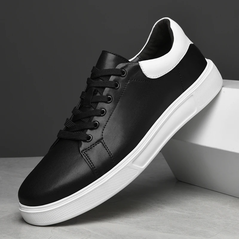 

Повседневная обувь, спортивная обувь из британской кожи, туфли на плоской подошве, классическая мужская кожаная обувь, новый стиль весны и осени, модная повседневная обувь