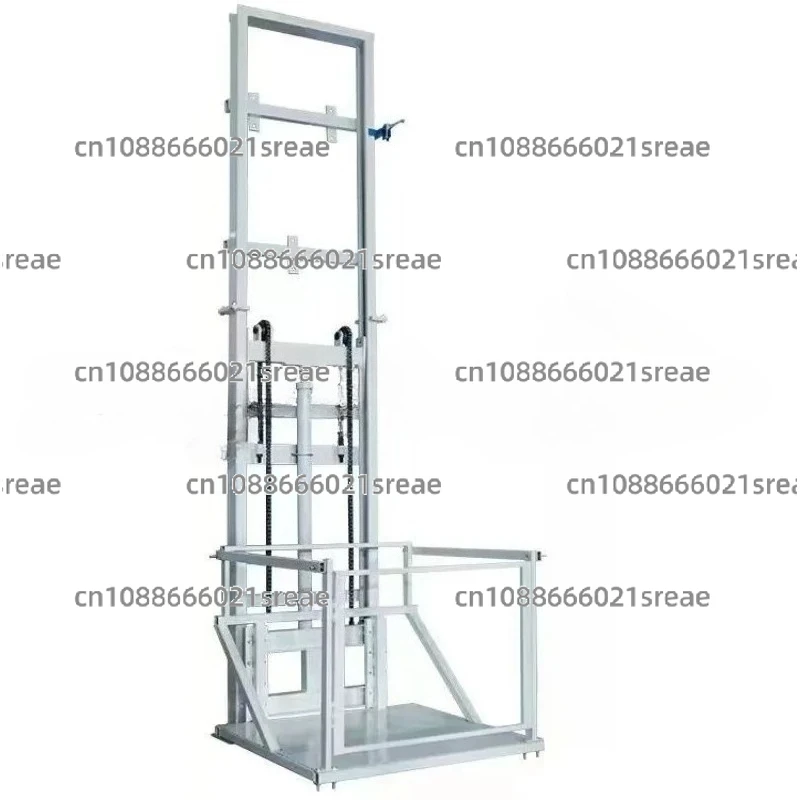 

Hydraulic Remote Control Lift Guide Rail Freight Elevator Electric Simple Small Platform Household Hoist