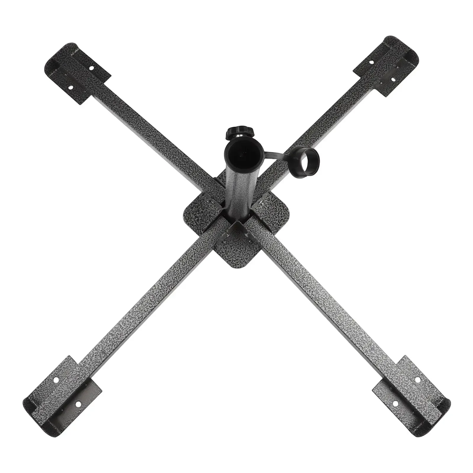 Sturdy Collapsible Umbrella Holder Designed for Outdoor Use with Adjustable Compatibility for Various Umbrella Poles