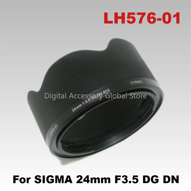 New Original Front Hood LH576-01 Parts For SIGMA 24mm F3.5 DG DN (55mm) Camera Lens