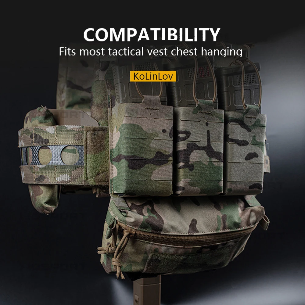 V5 PC Tactical Vest Accessories FC Mini Drop Pouch Chest Hanging Magazine Bag Militar Hunting Vest Small Sub-package