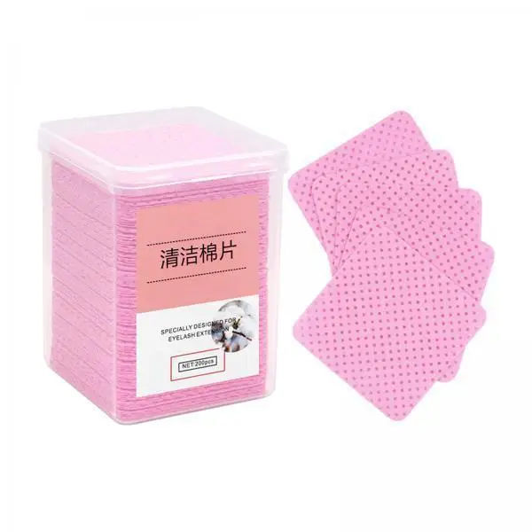 使い捨てまつげグルークリーナーワイプ不織布製まつげ接着剤ホルダー用プロフェッショナルまつげクリーニングキット