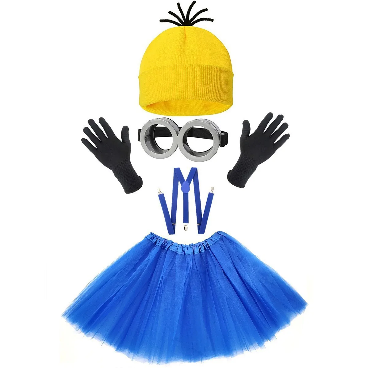 Funny Halloween Costume Accessories Glasses Gloves Shoulder Straps Hats Tutu Skirts Performance Costumes Festival Party Cosplay
