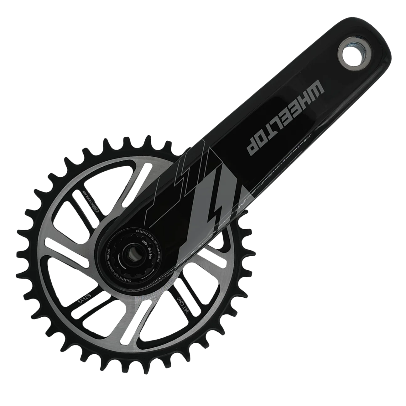 

Bike Crank 170mm 34T MTB CNC Cycling Carbon Crankset With Various Lengths Super Lightweight Bicycle Parts