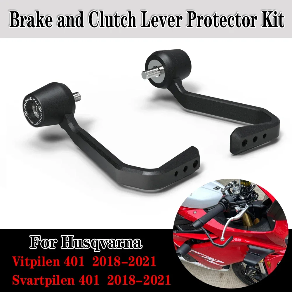 For Husqvarna Svartpilen 401 / Vitpilen 401 2018-2021 Motorcycle Brake and Clutch Lever Protector Kit