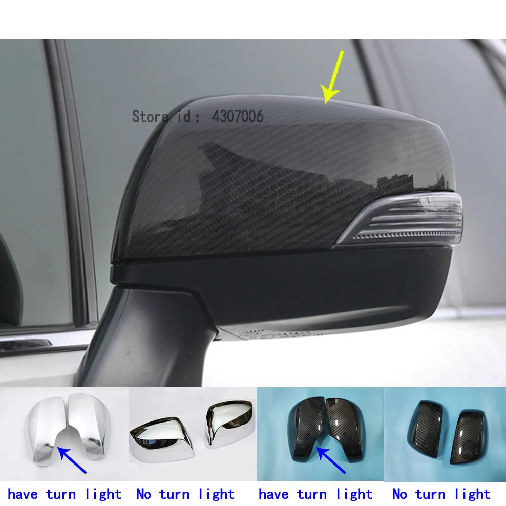 

For Subaru Outback 2015 2016 2017 2018 Car Eyebrow Body Back Rear View Rearview Side Mirror Stick Trim Frame Lamp Hoods 2PCs