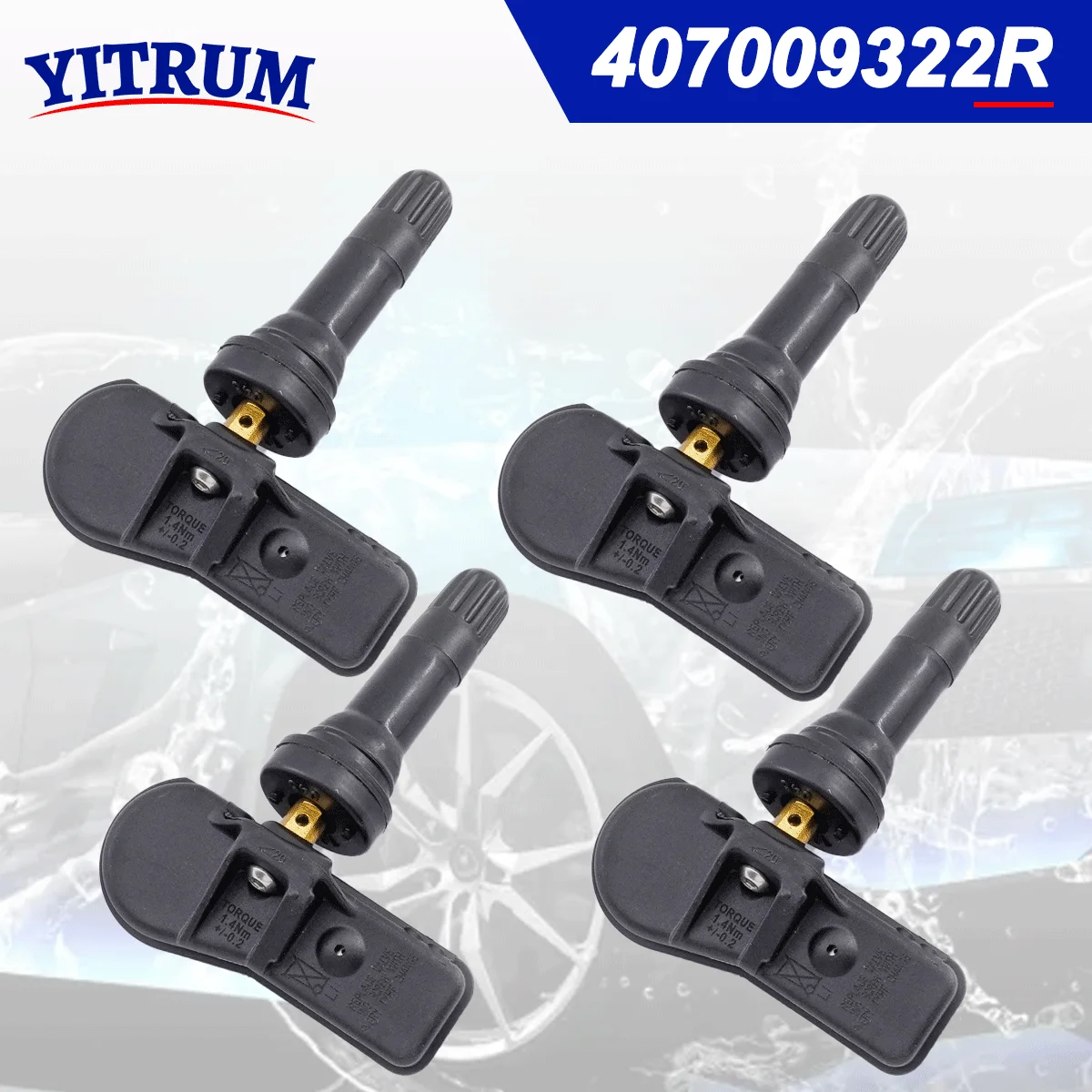 407009322R Датчик шин TPMS для Dacia Dokker Duster Sandero Lada Largus Renault Clio Express Kangoo Trafic Smart Cabrio 433 МГц