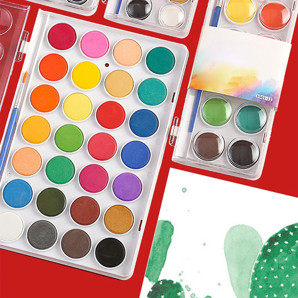 Valentines Aquarellfarben-Set für Kinder – Herzförmiges, lustiges, herzförmiges Aquarellfarben-Set