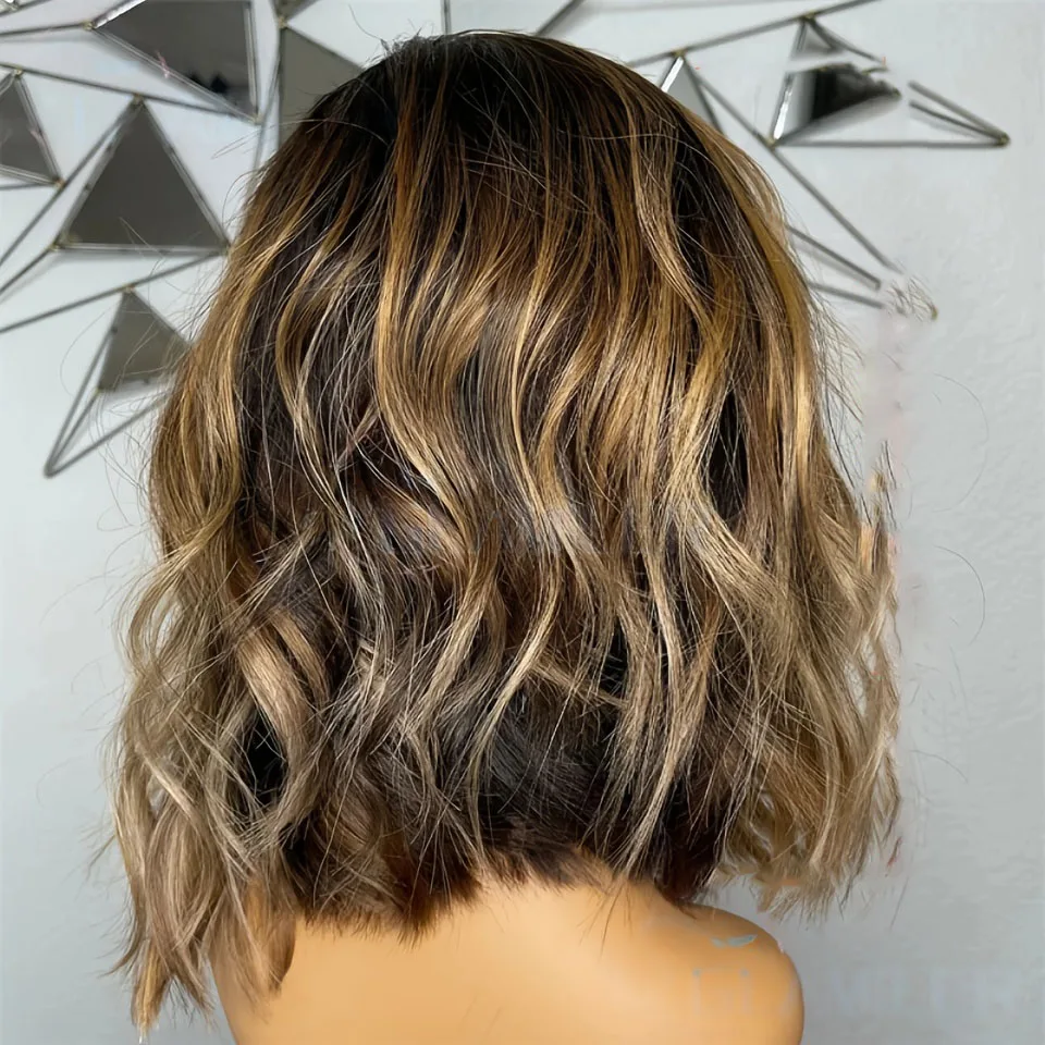 

18-дюймовый парик из натуральных еврейских волос, без клея, с текстурой Body Wave, светлые мели, шелковая основа 5x5, с детским ростом волос и HD-кружевом, европейский, предварительно выщипанный