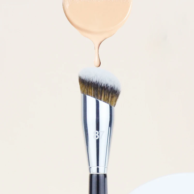 PRO Slanted Buffing Detail Sculpting Makeup Brush - Perfect Foundation Cream Blending Cosmetics Beauty Brush Tool