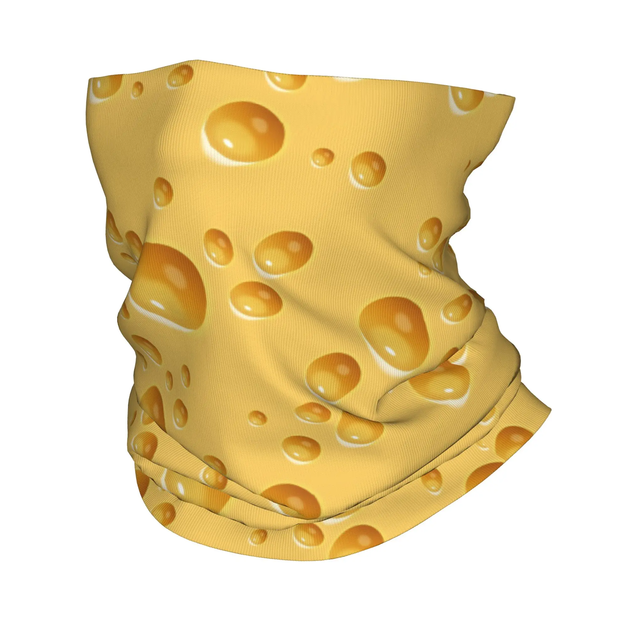 

Swiss Cheese Bandana Neck Cover Printed Mask Scarf Warm Face Mask Outdoor Sports For Men Women Adult