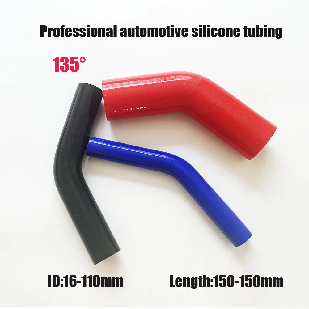 135 Degree Reinforced Silicone Elbow Coupler Universal Turbo Intercooler Charge Pipe Intake Hose Automotive Performance Parts