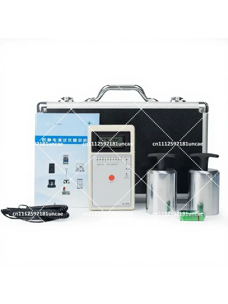 Antistatic Surface Resistance Tester with Temperature and Humidity Display, Heavy Hammer Electrostatic Capability Meter
