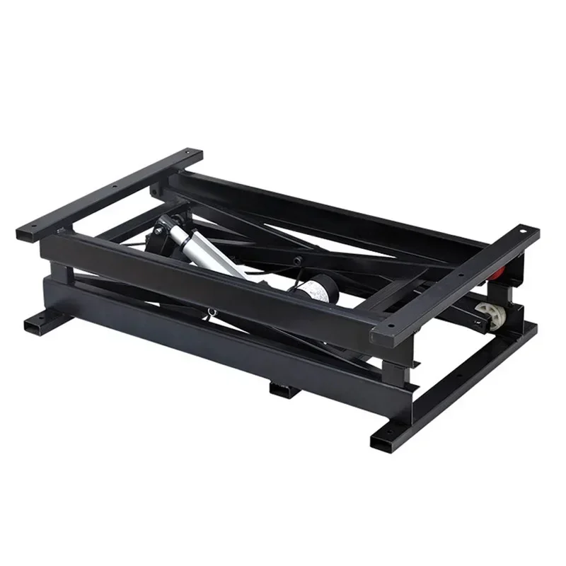 Table Lifting 80kg Electric Wired Remote Control Coffee Table Dining Table 24V Lifting Hardware Folding Iron Frame