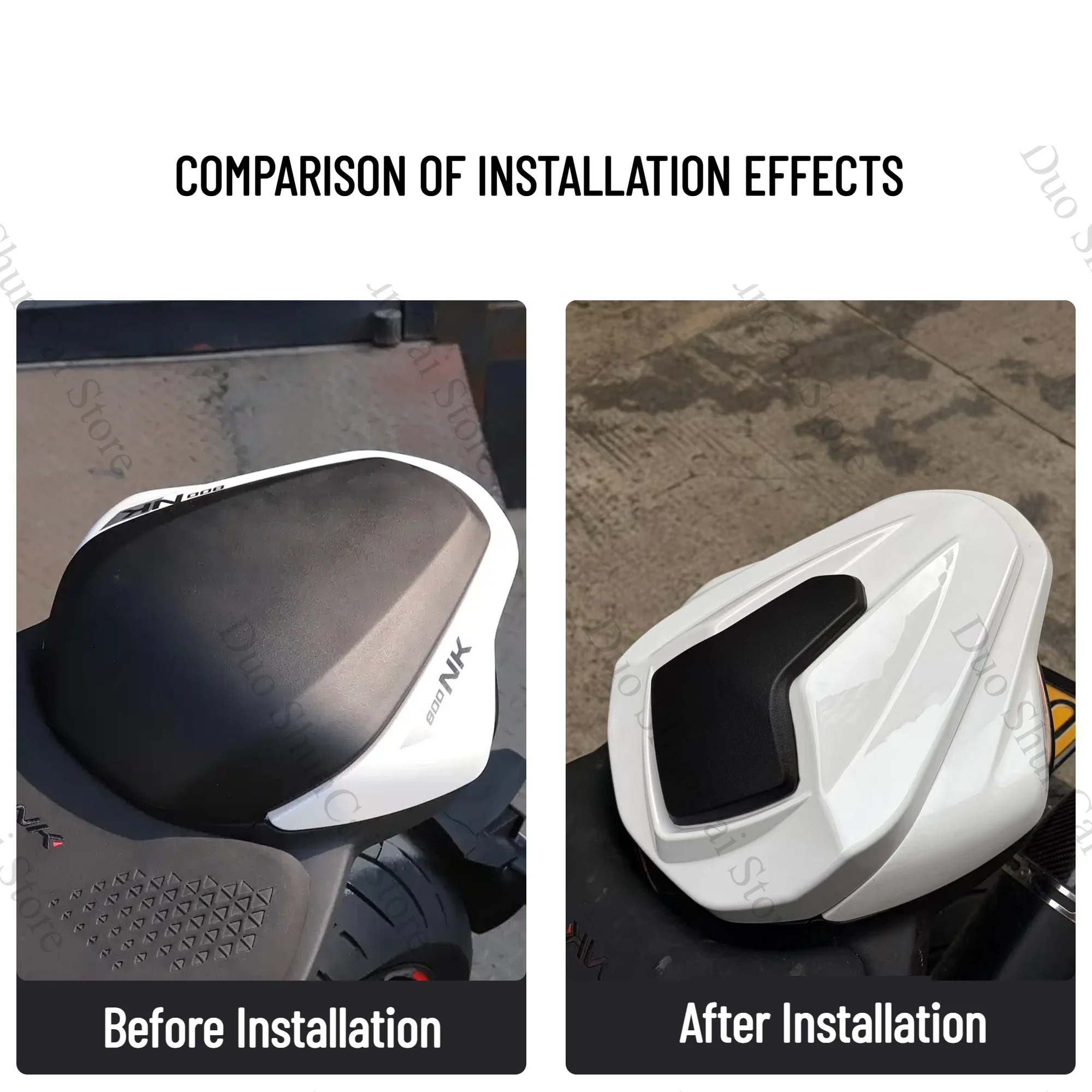 For CFMOTO 800NK 800 NK Motorcycle Modified Pillion Rear Seat Hump Cover Rear Cowl Fairing