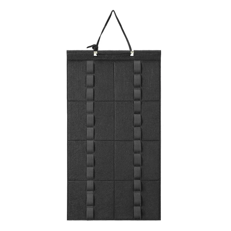 Hanging Drumstick Holder, Portable Drumstick Display Foldable Felt Drum Stick Holders, Drum Sticks Holder Organizer