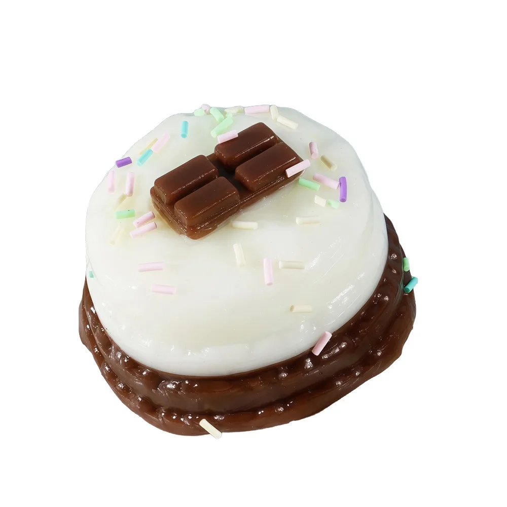 Gifts Slow Rebound Cake Squeeze Soft Anti-stress Mochi Squish Foam Cartoon Stress Squeeze Home Use