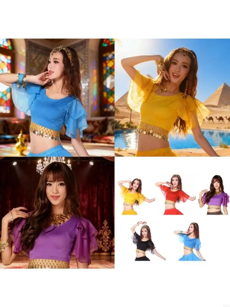 

Whirling Tassels Dance Top Multiple Color Option Stage Show Wear