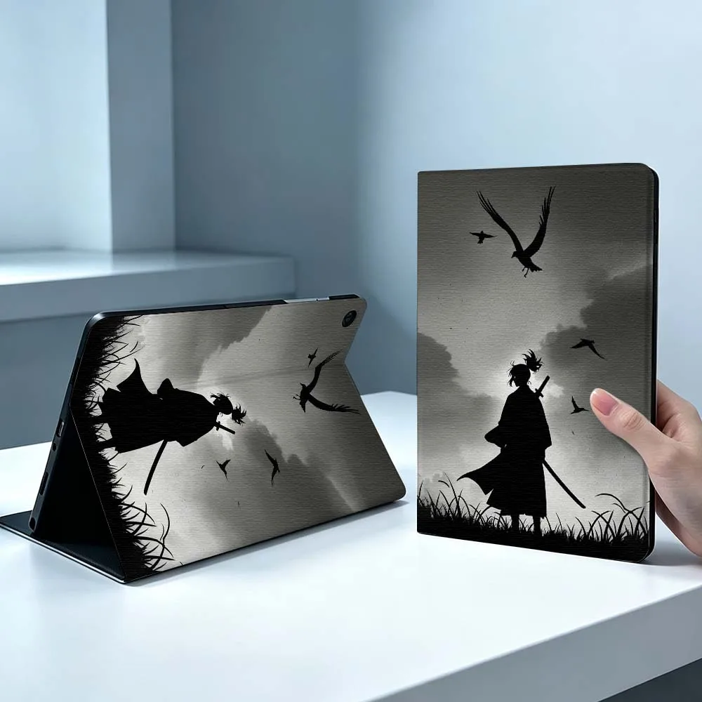 

Cool Samurai Anime Soft For Samsung Galaxy Tab S11 S10 S9 S8 S7 S6 A9 A8 A11 Lite FE Plus Pen Tray Tablet Case