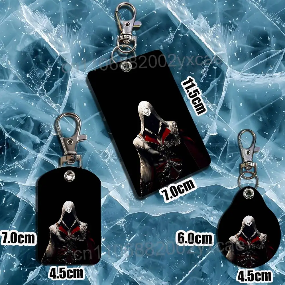 game Black Flag Assassins Cartoon Movie Singer Game Anime Leather Card Holder Can Store Access Control ID Card Subway case