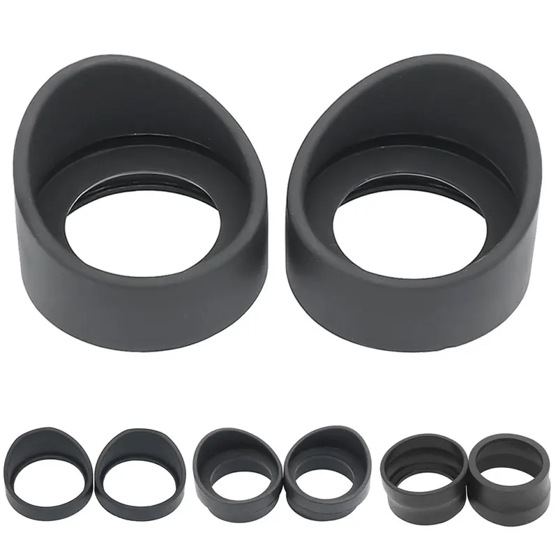 Eyepiece Eye Cups Caps One Pair Rubber Binoculars Eye Guards Stereo Microscope Parts Telescopes Eyecups Inner Diameter 29-36 mm