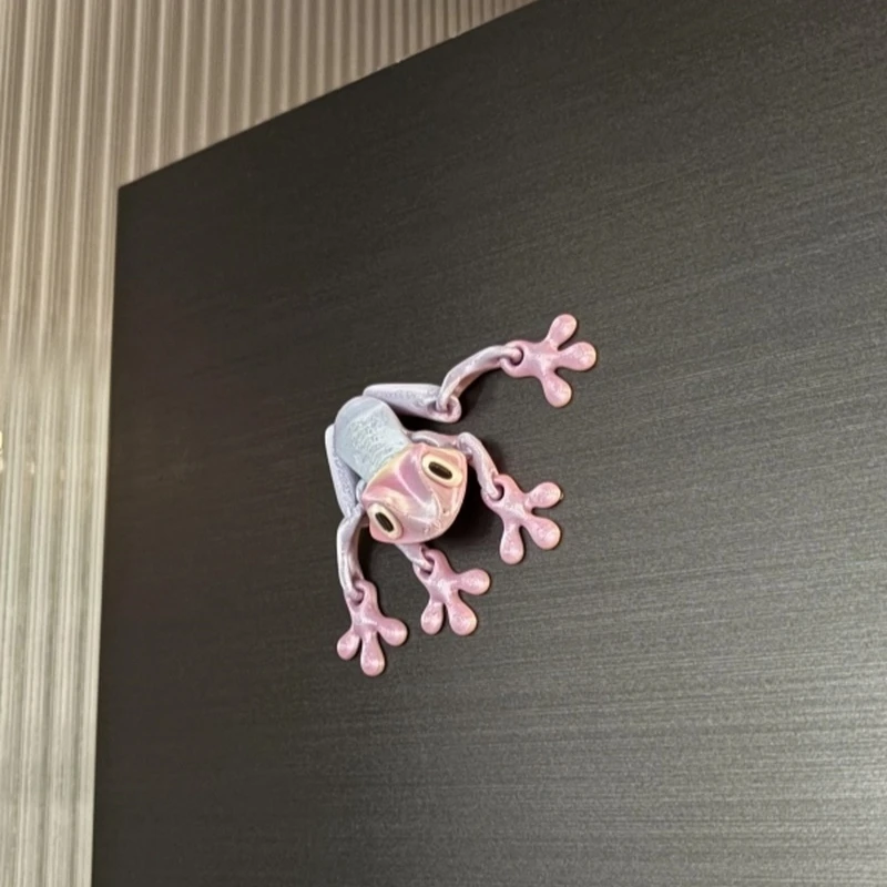 3D 프린팅 강력 자석 개구리 냉장고 자석 2025 신모델 3D 창의적인 만화 자석 맞춤형 DIY 블라인드 박스 액세서리 재미
