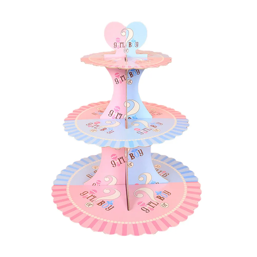 1Pcs Cake Rack Three-Tier Dessert Display Stand Large Capacity Creative Multi-Layer Party Serving Platter Wedding Birthday