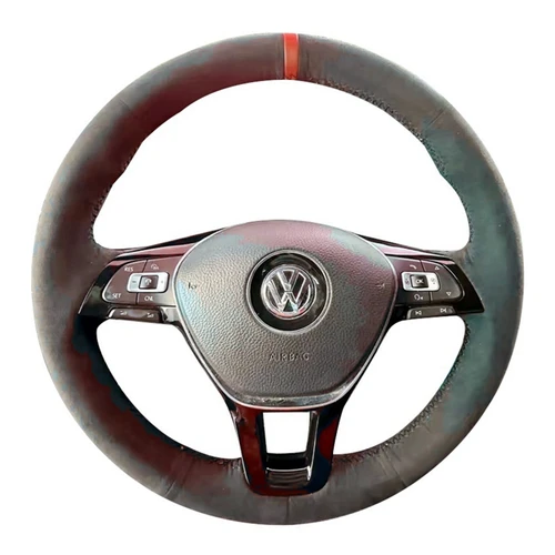 Imagen 2 del producto Protector para volante de coche, para Volkswagen VW Amarok T6 California Caravelle Kombi Multivan Transporter Golf Mk7 Sharan Polo Jetta