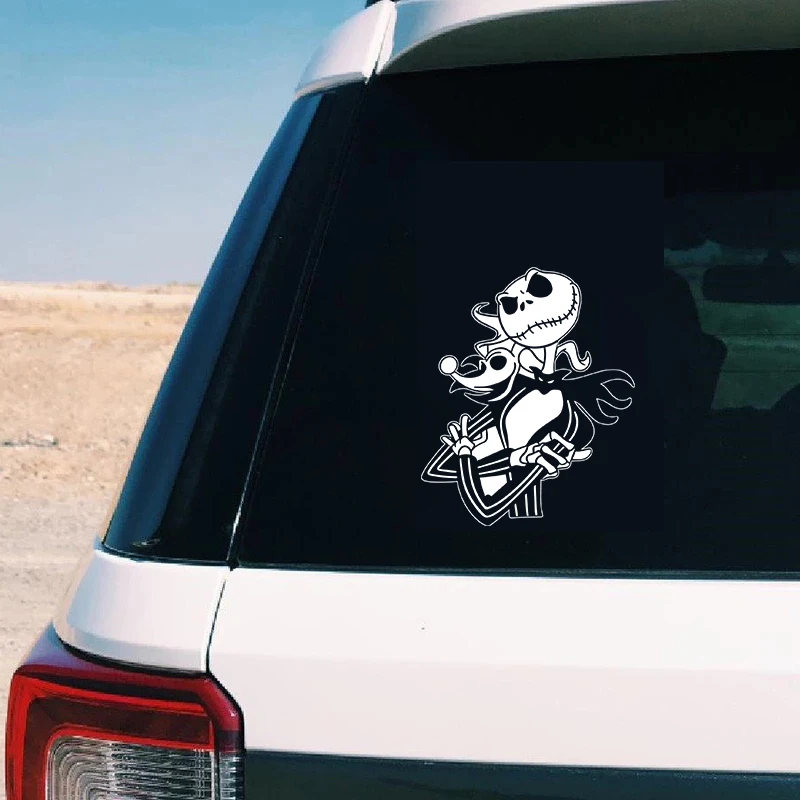 Jack and Sally Vinyl Sticker Car Window Graphic New Decal Jack Sally Decal Laptop Sticker For Macbook Decoration